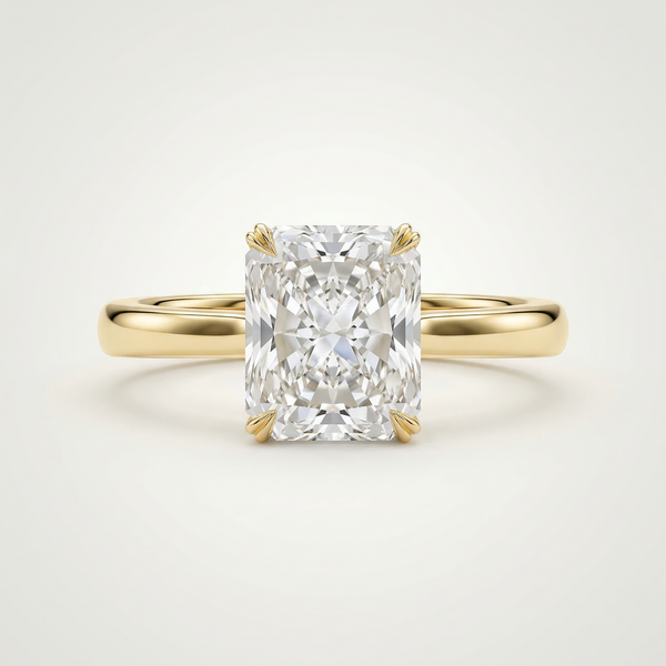 3ct Radiant Diamond Solitaire Ring