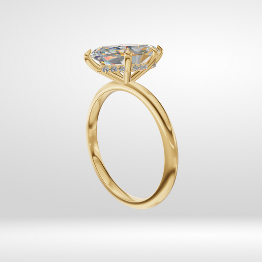 The Mirabelle - Marquise Solitaire Engagement Ring