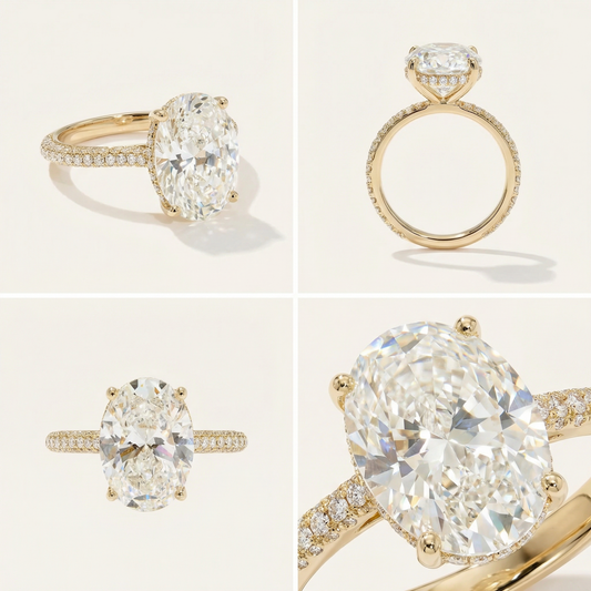 The Sophia - Oval Cut Solitaire Engagement Ring