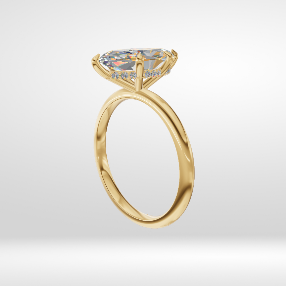 The Mirabelle - Marquise Solitaire Engagement Ring