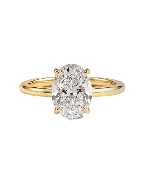 The Aveline — Oval Solitaire Engagement Ring