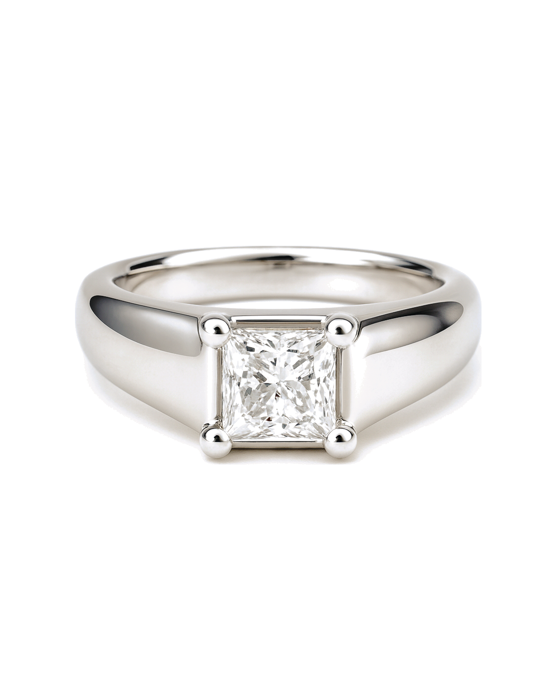The Clara — Princess Sculpted Engagement Ring