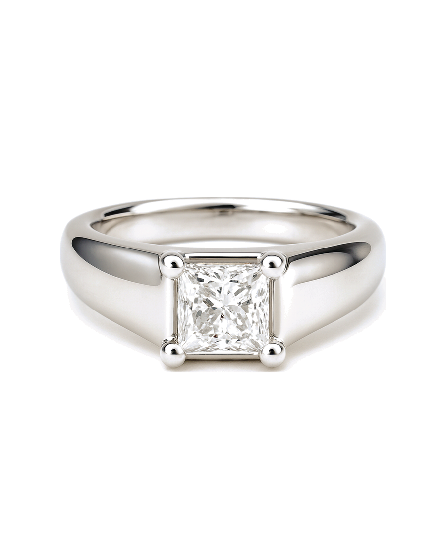 The Clara — Princess Sculpted Engagement Ring