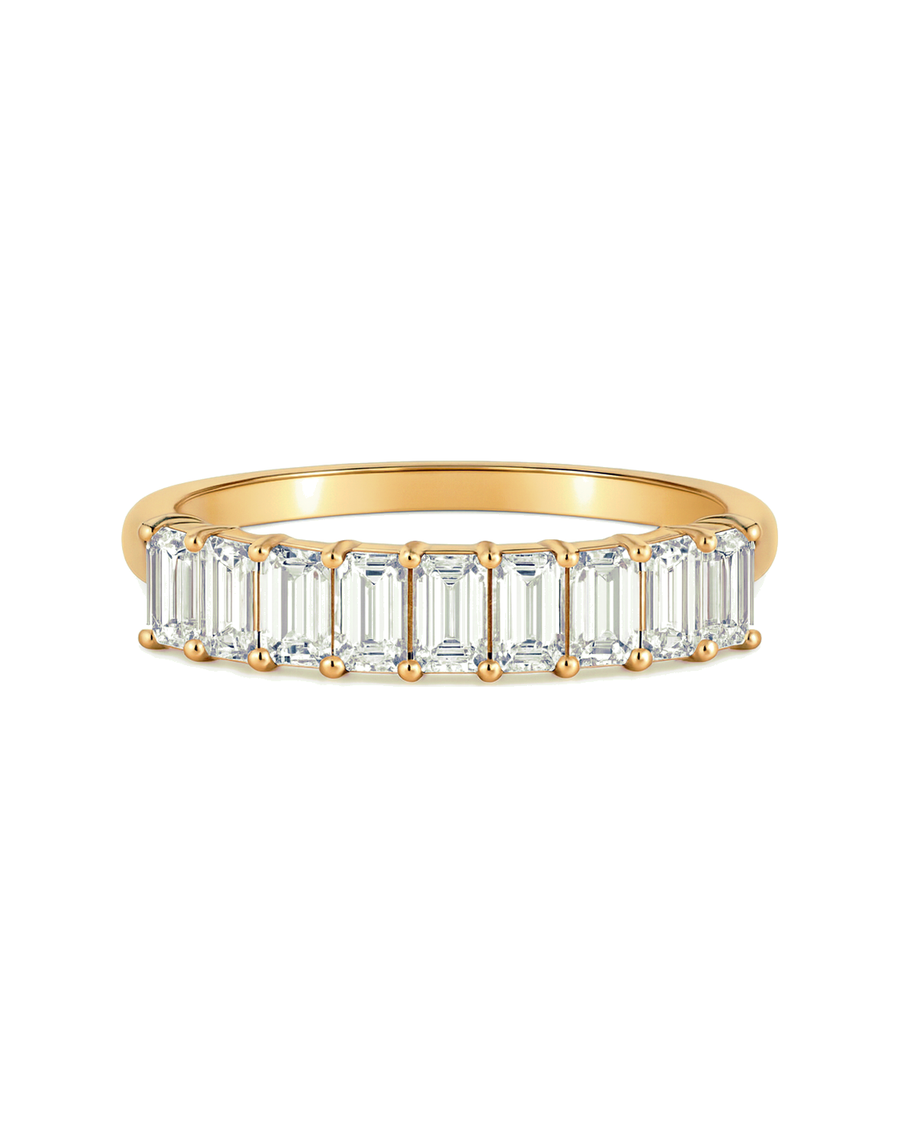 The Lior — Emerald Anniversary Wedding Band