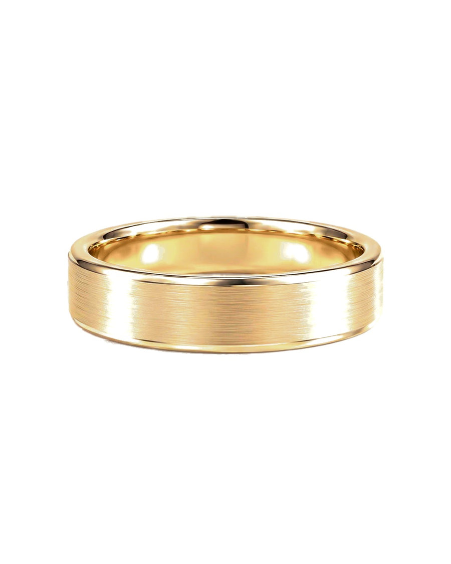 The Oath — Brushed Flat Wedding Band